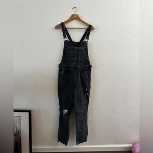 Free People denim overalls
